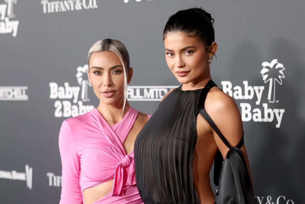 Kim Kardashian and Kylie Jenner