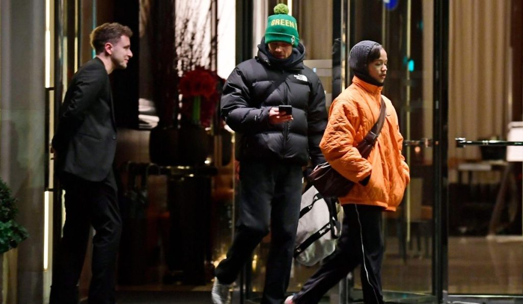 Taylor Russell and Harry Styles