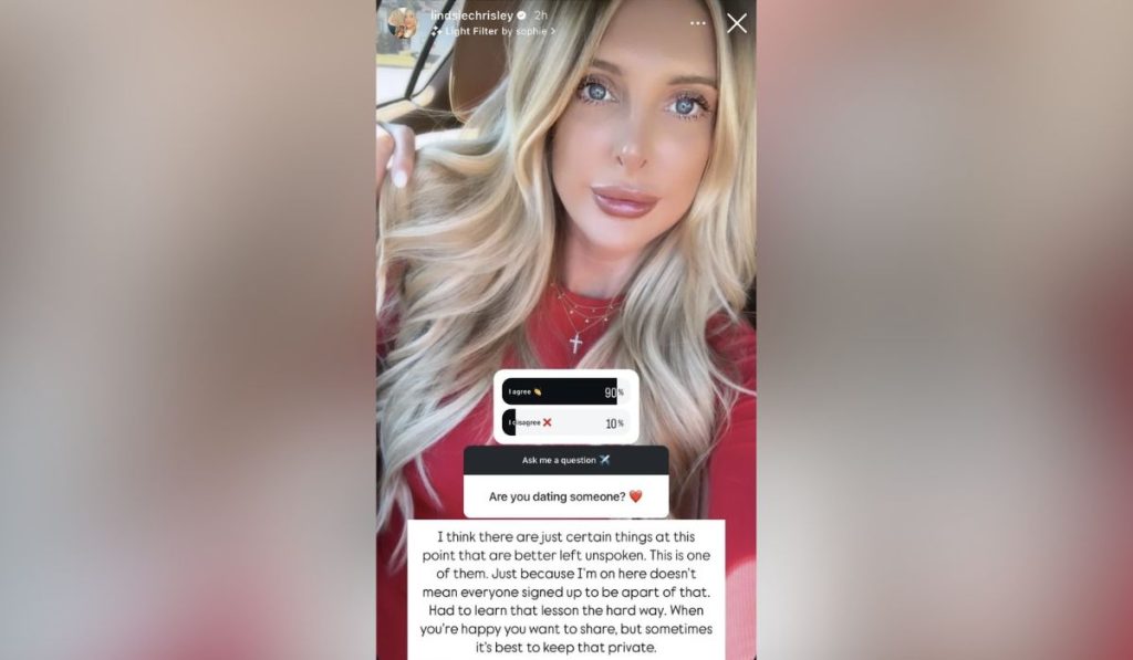 Chrisley Knows Best - Lindsie Chrisley Instagram SS