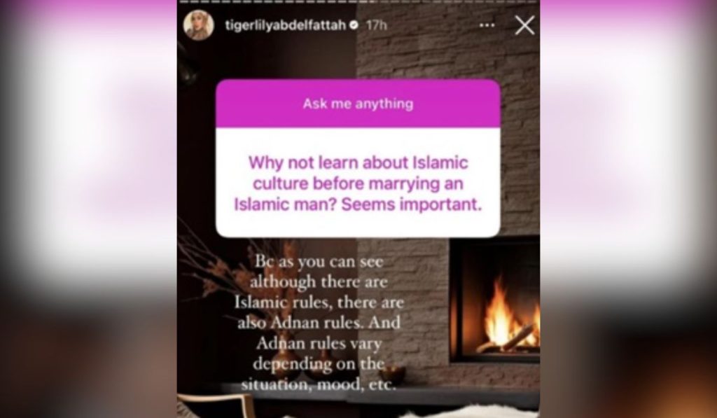 90 Day Fiance - Tigerlily Instagram SS