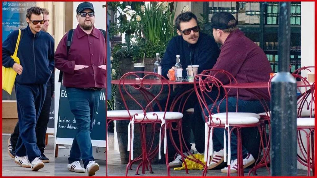 Harry Styles James Corden Sneakers twinning