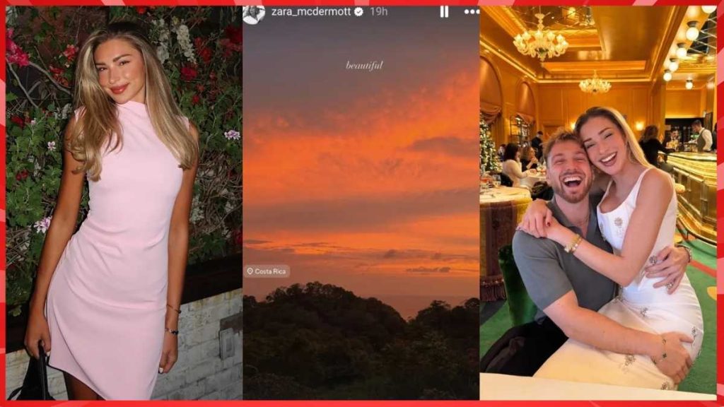 Louis Tomlinson and Zara McDermott in Costa Rica