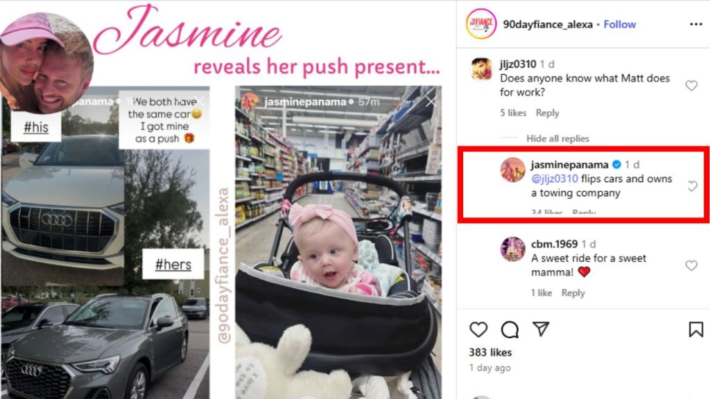 90 DAY FIANCE JASMINE MATT CAREER JOB